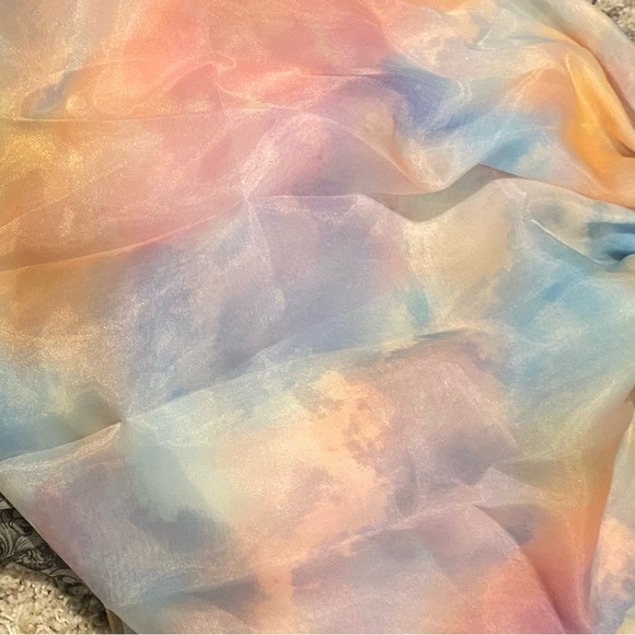 Selkie Dopamine Rainbow Powder Puff Mini Dress Anthropologie - Picture 8 of 13